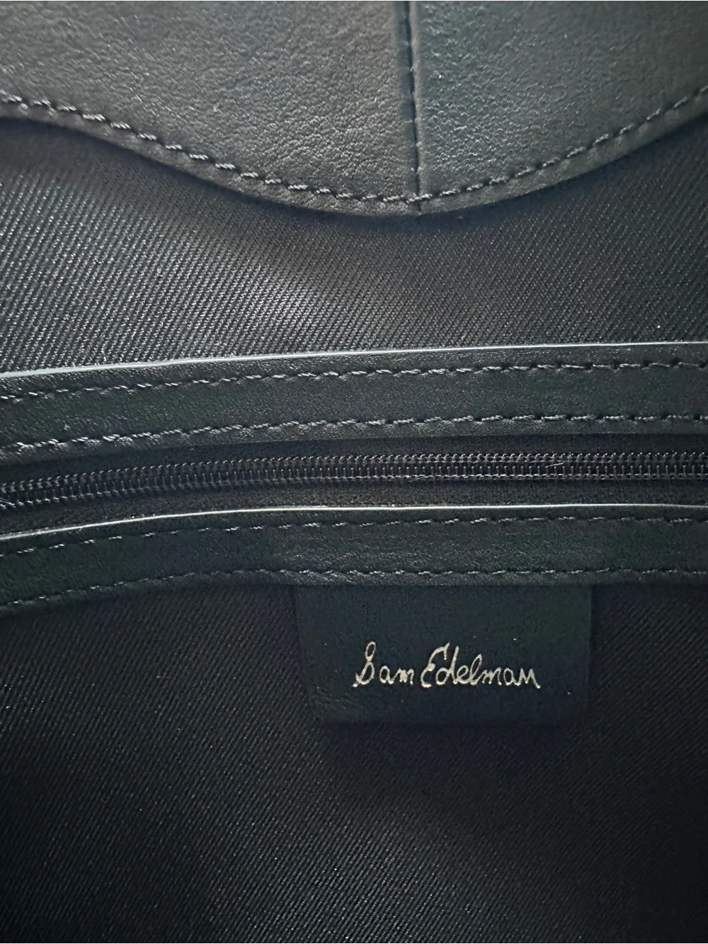 Sam Edelman Loraine Leather Box Tote Bag Purse